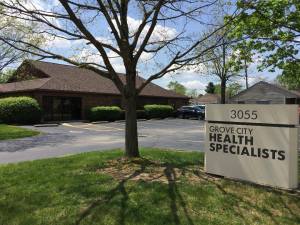 Outside view of dental practice Grove City Office